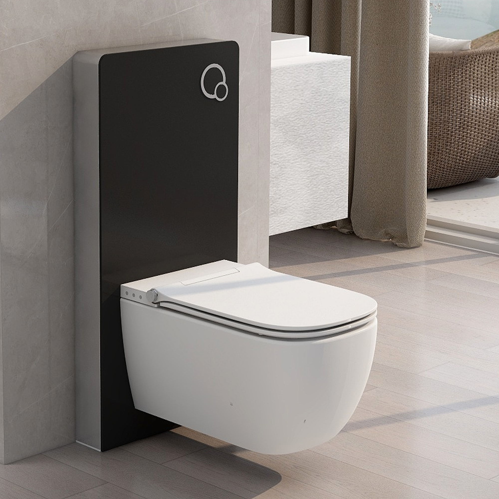 Imex Essence Wall Hung Toilet with Soft Close Seat & Remote Control