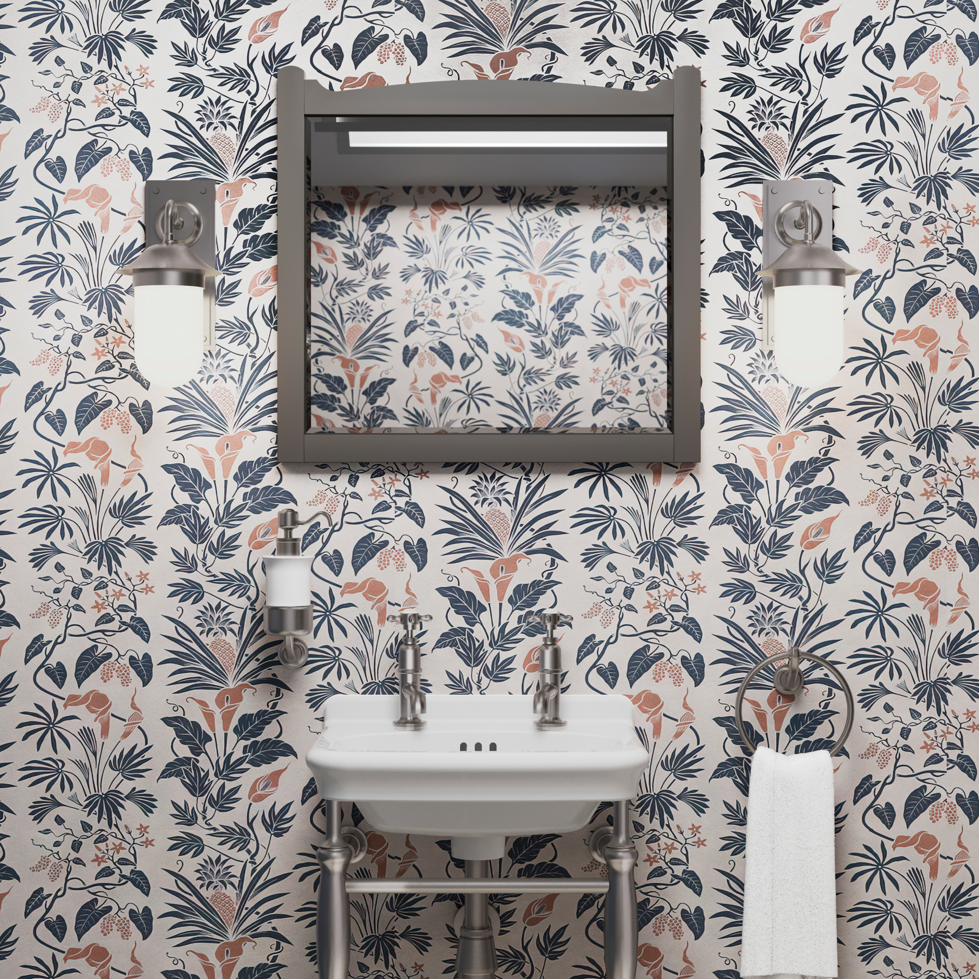 Burlington Guild Framed Mirror - 600 x 570mm