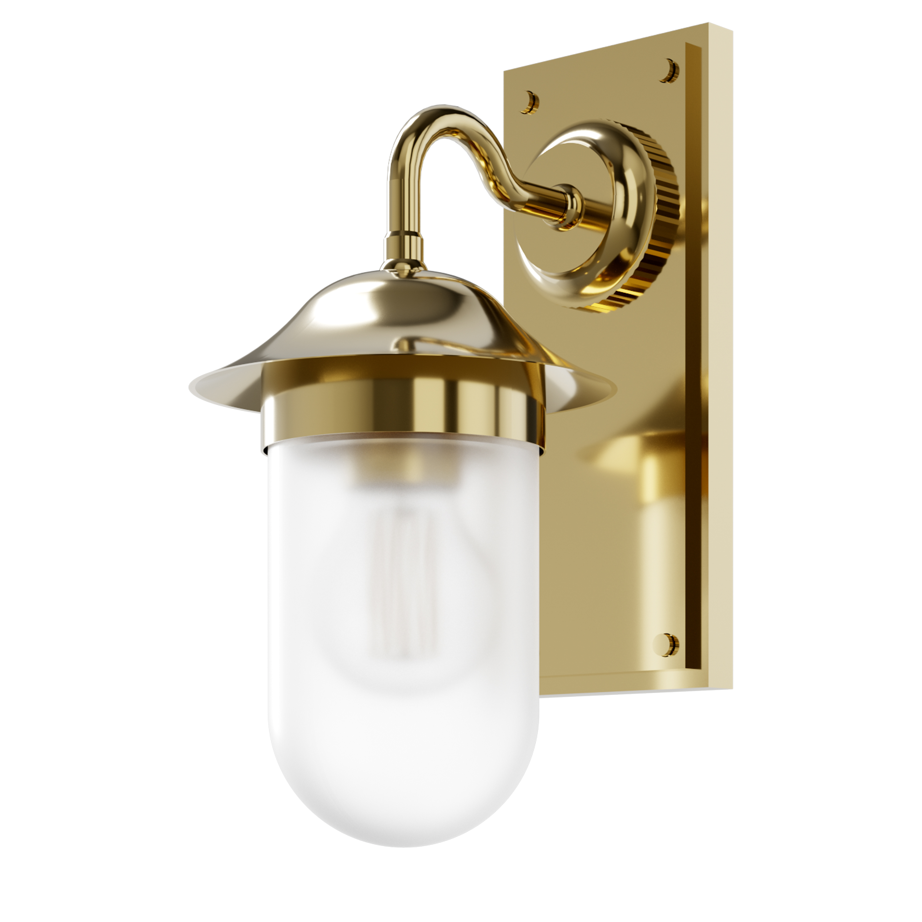 Burlington Guild Frosted Glass Wall Light