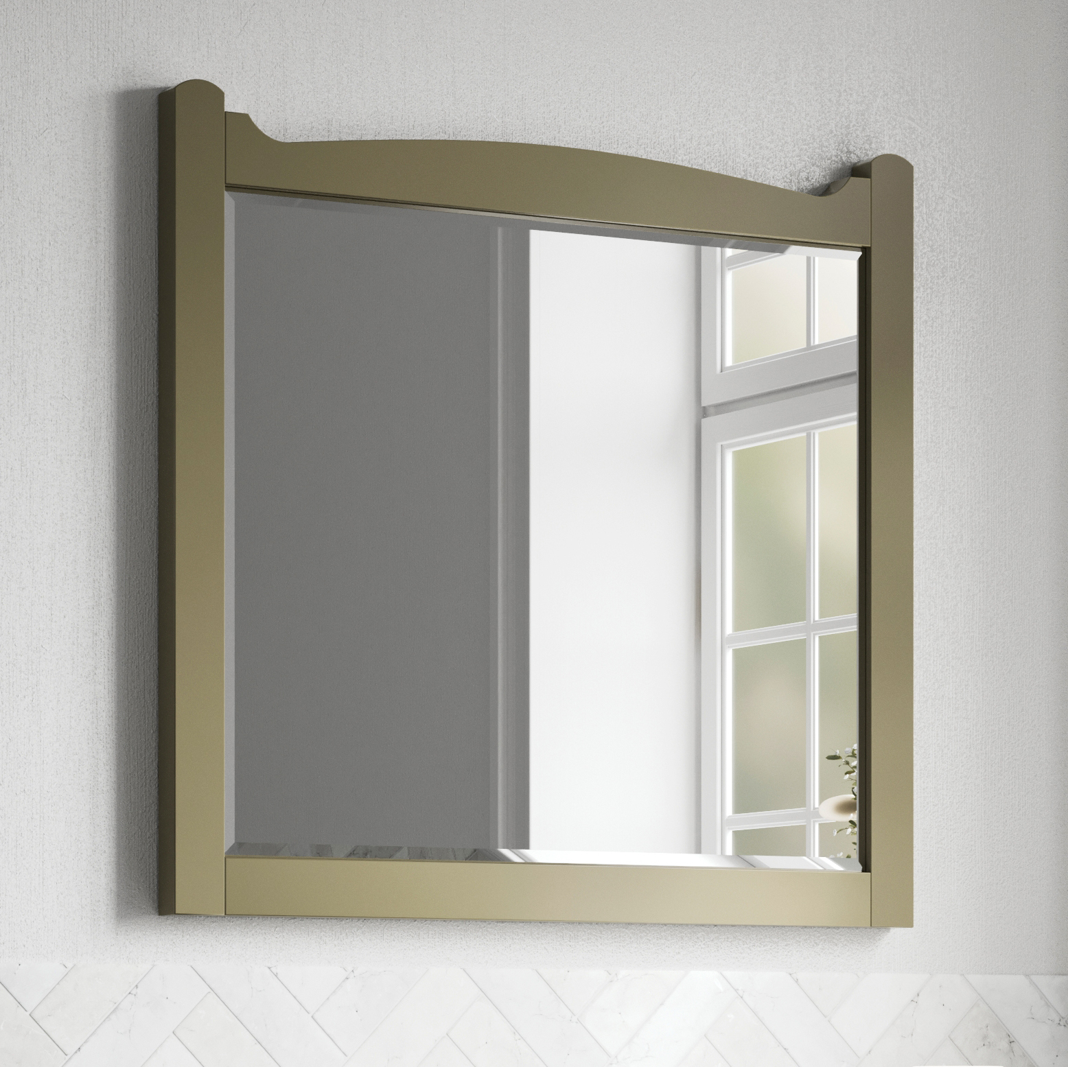Burlington Guild Framed Mirror - 600 x 570mm