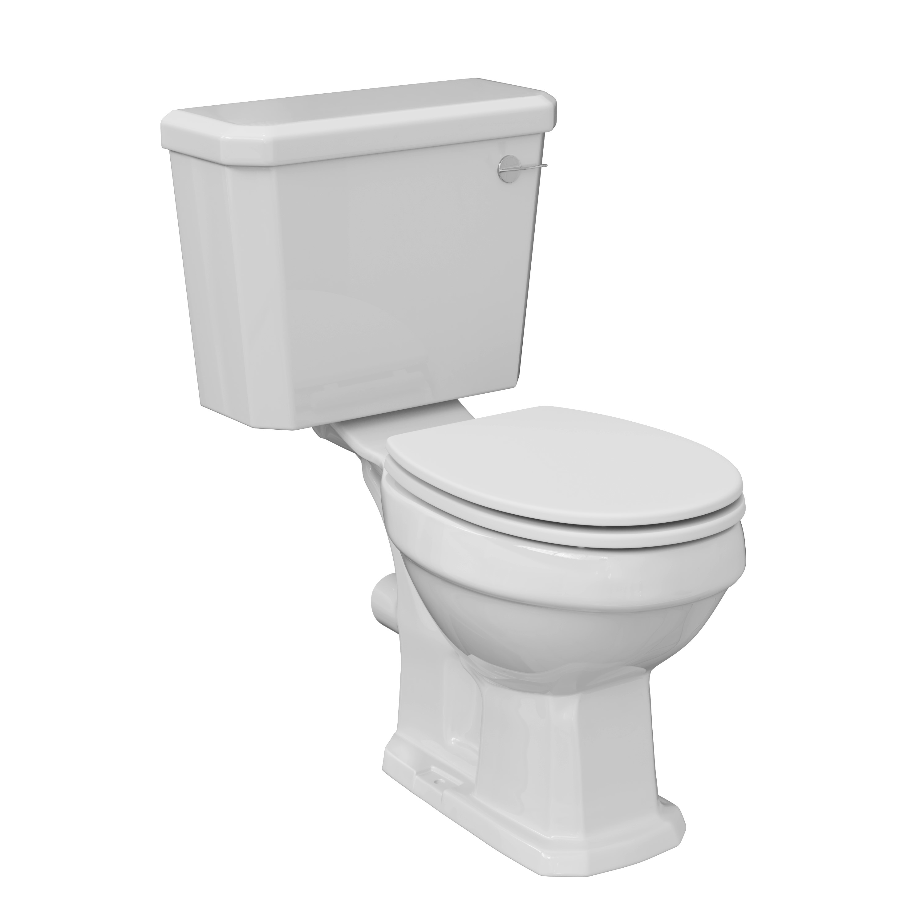 Butler & Rose Ophelia Traditional Close Coupled Toilet (Excluding Seat)
