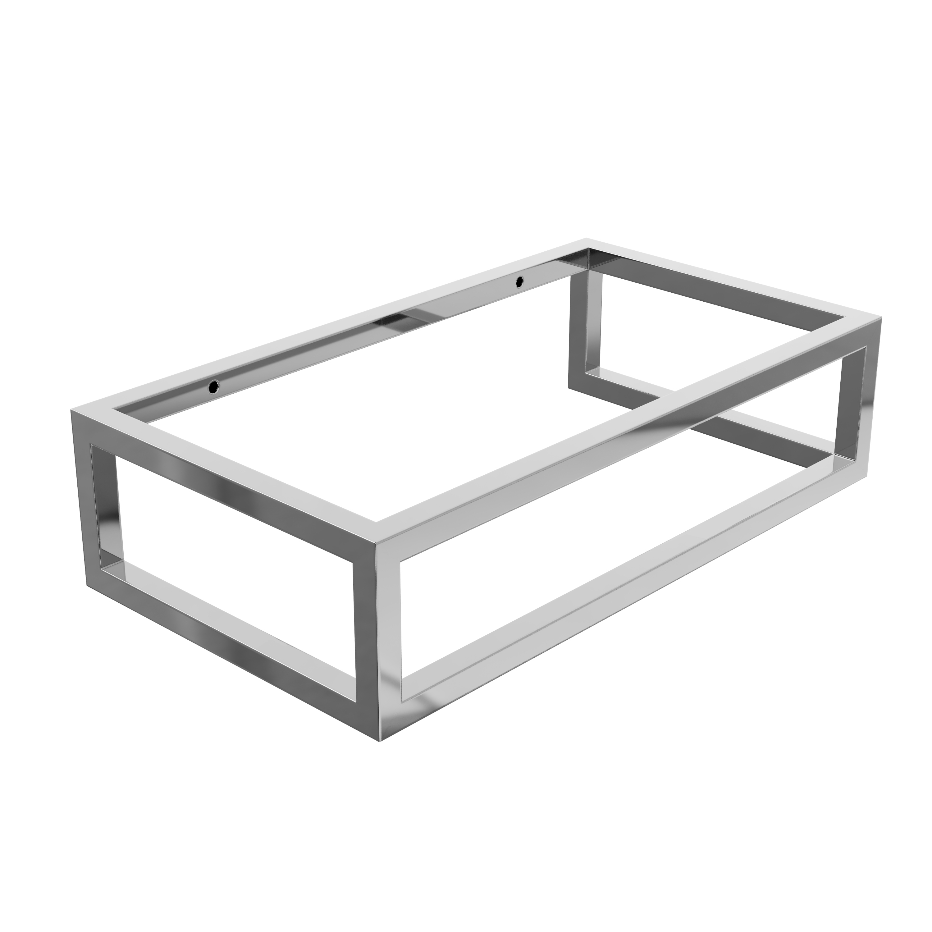 Harbour Concrete 400mm Cloakroom Wall Hung Pink Basin & Frame