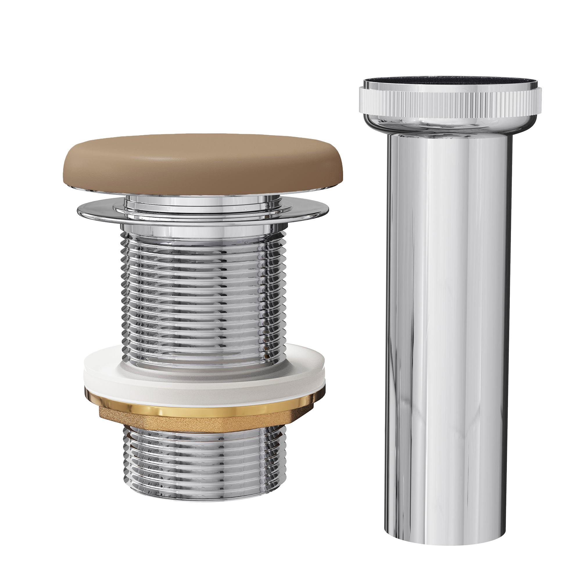 Harbour Concrete Unslotted Extendable Basin Waste