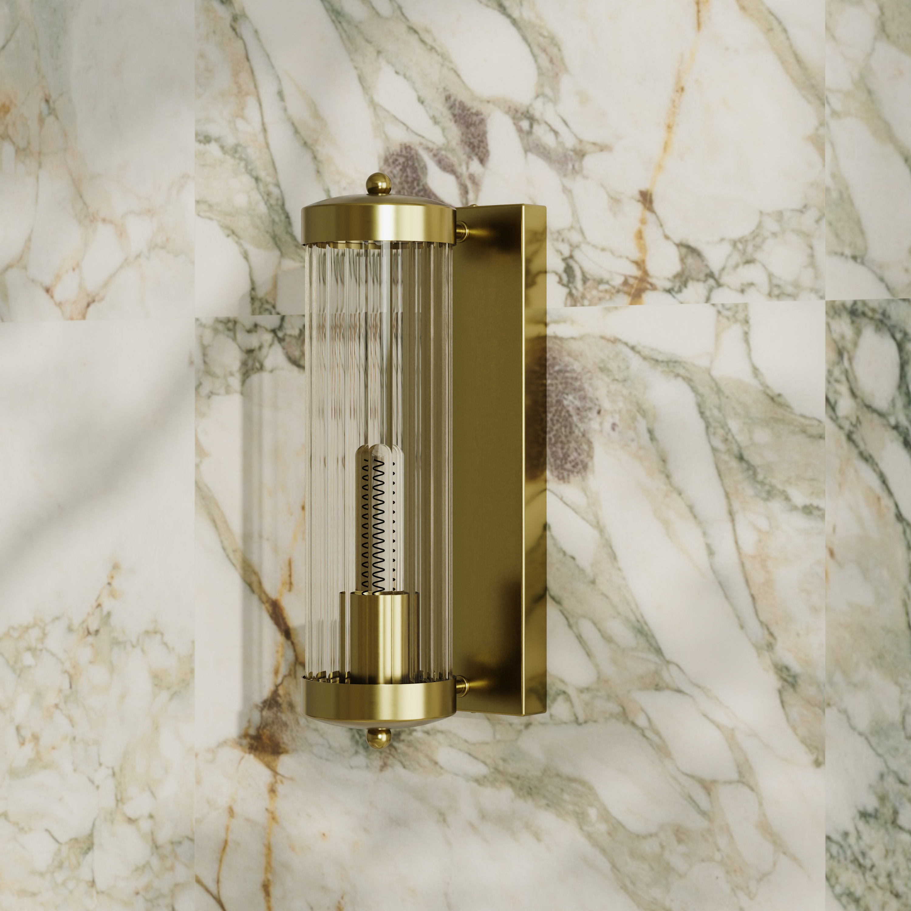 Butler & Rose Fluted Lantern Wall Light