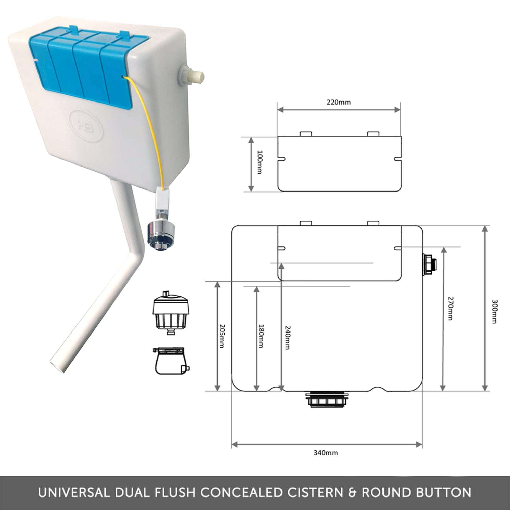 Dylan 1100mm Combination Basin & Toilet Unit - Matt Green