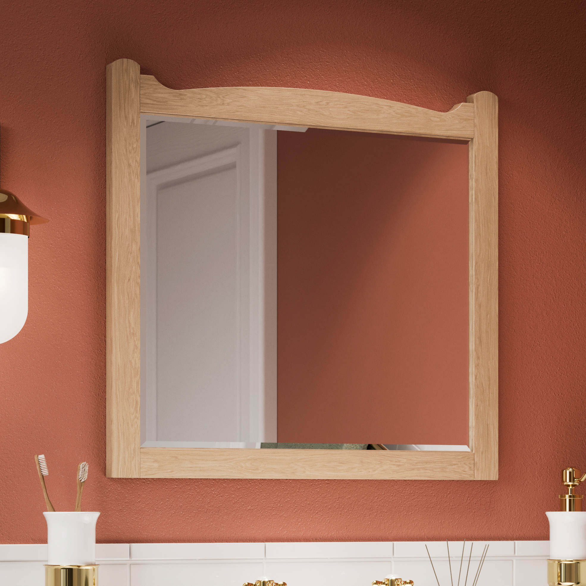 Burlington Guild Framed Mirror - 600 x 570mm