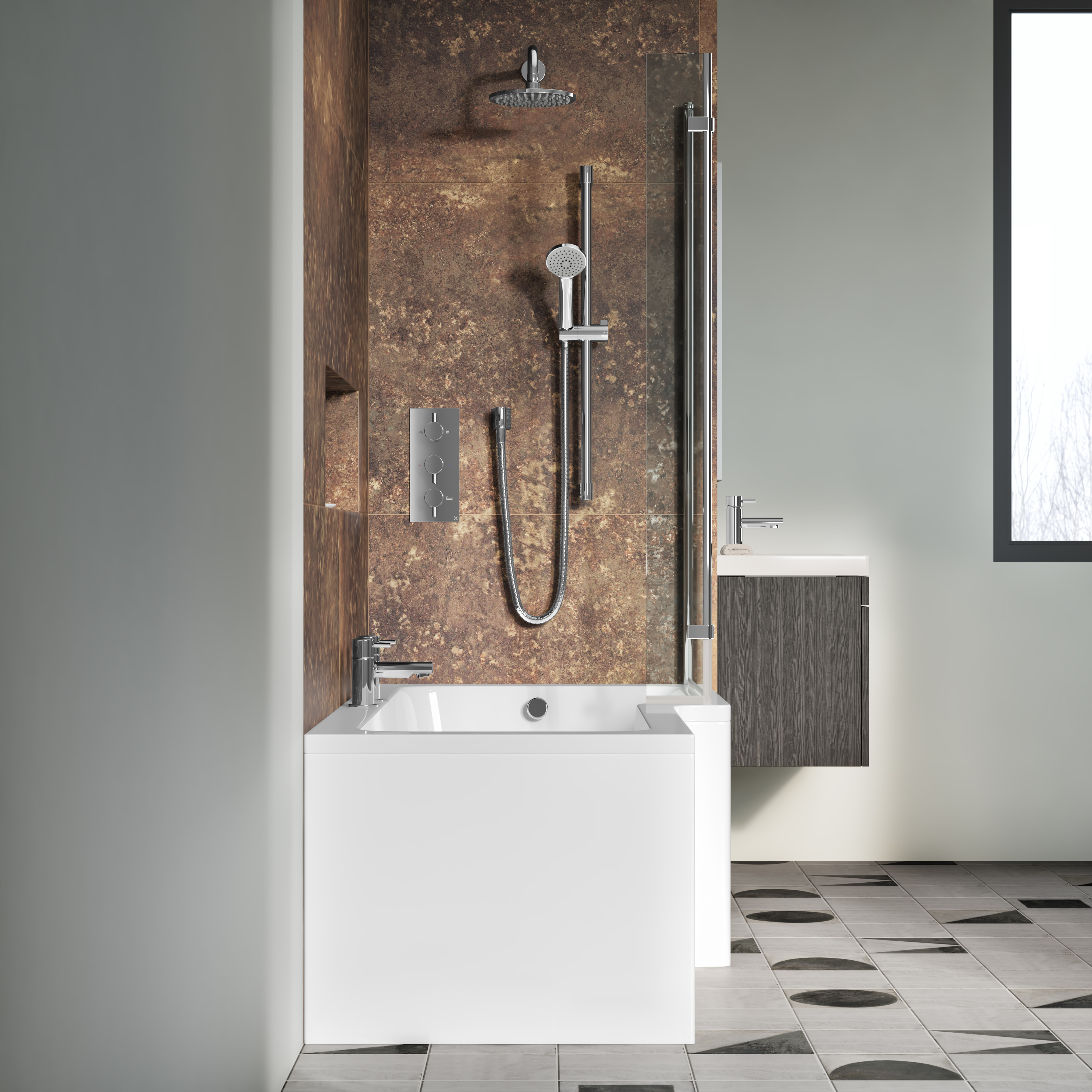 Drench 700mm Bath End Panel