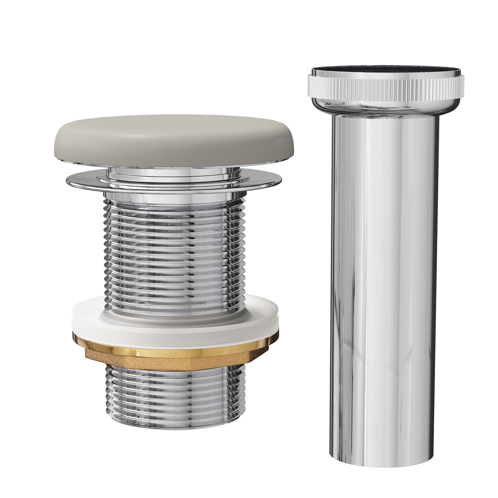 Harbour Concrete Unslotted Extendable Basin Waste