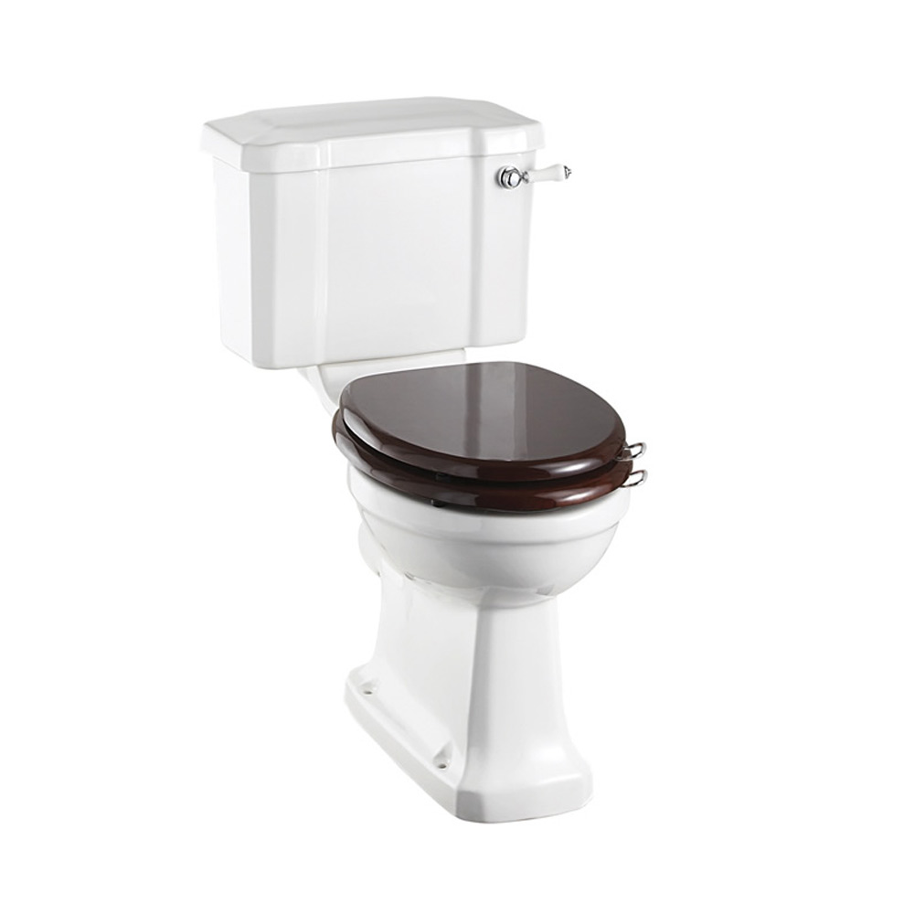 Burlington Close Coupled Slimline Toilet (Excluding Seat)
