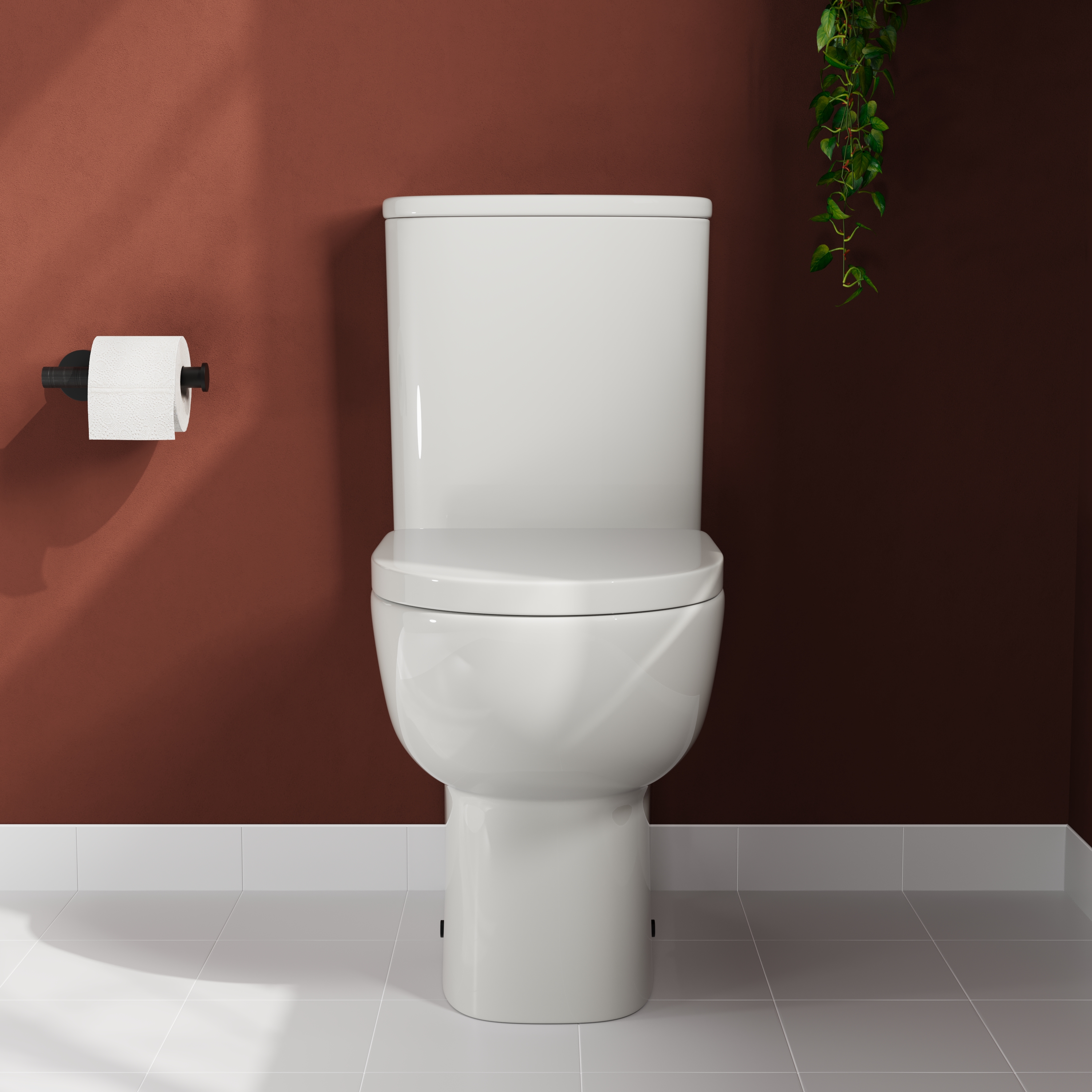 Harbour Serenity Rimless Fully Back to Wall Comfort Height Toilet with Cistern & Soft Close Seat