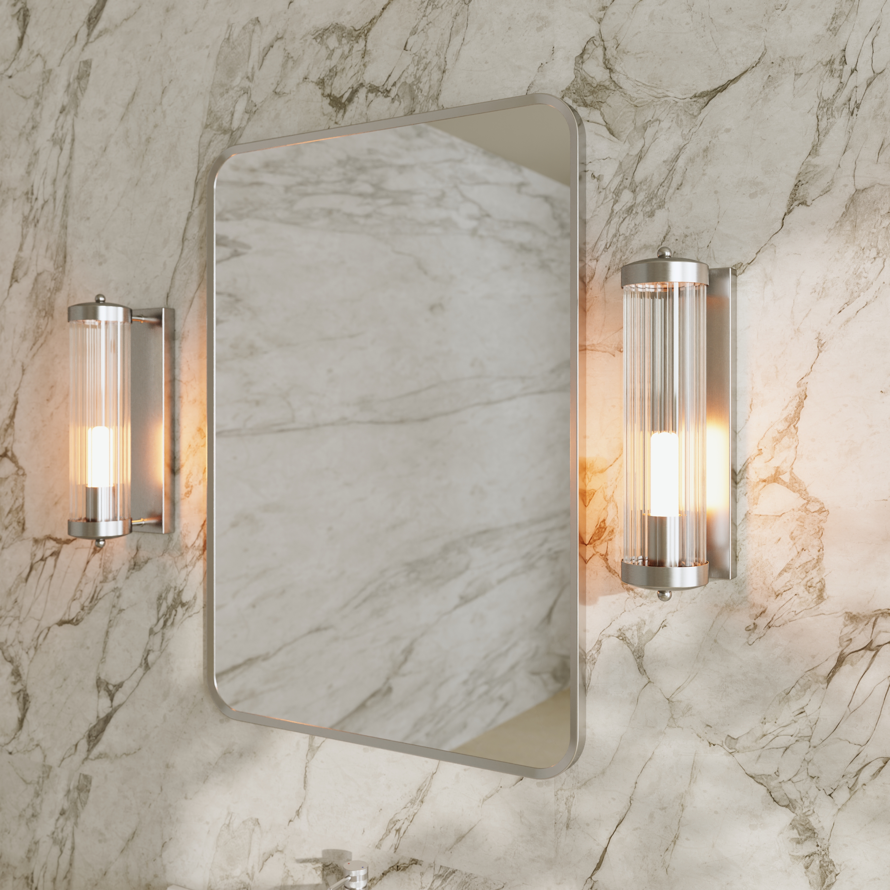 Butler & Rose Fluted Lantern Wall Light