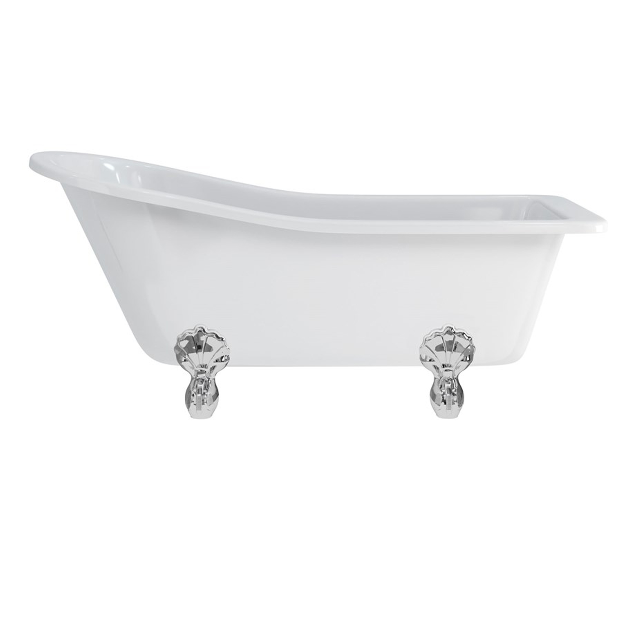 Burlington Harewood Slipper Bath with Luxury Feet - 1690 x 730mm