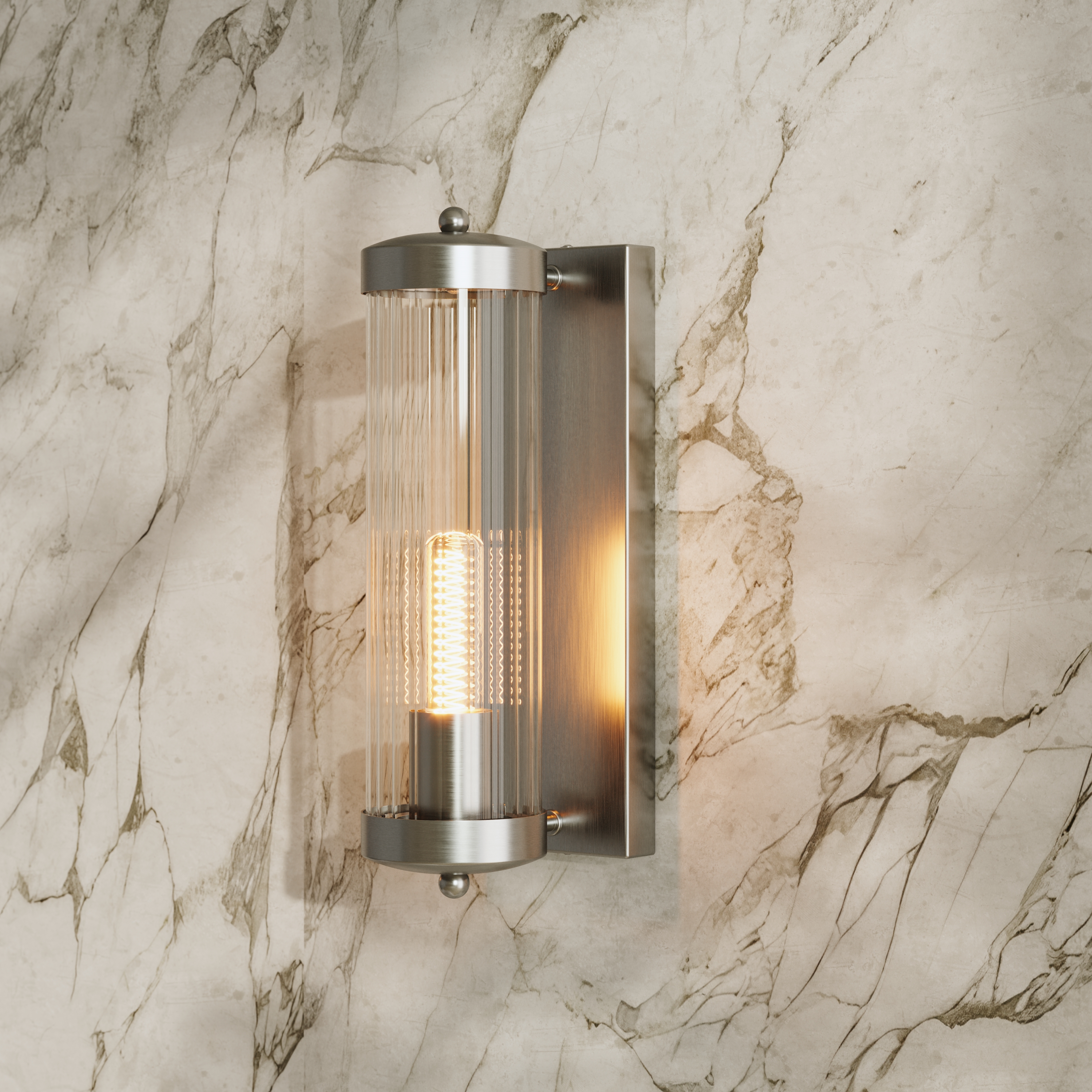 Butler & Rose Fluted Lantern Wall Light