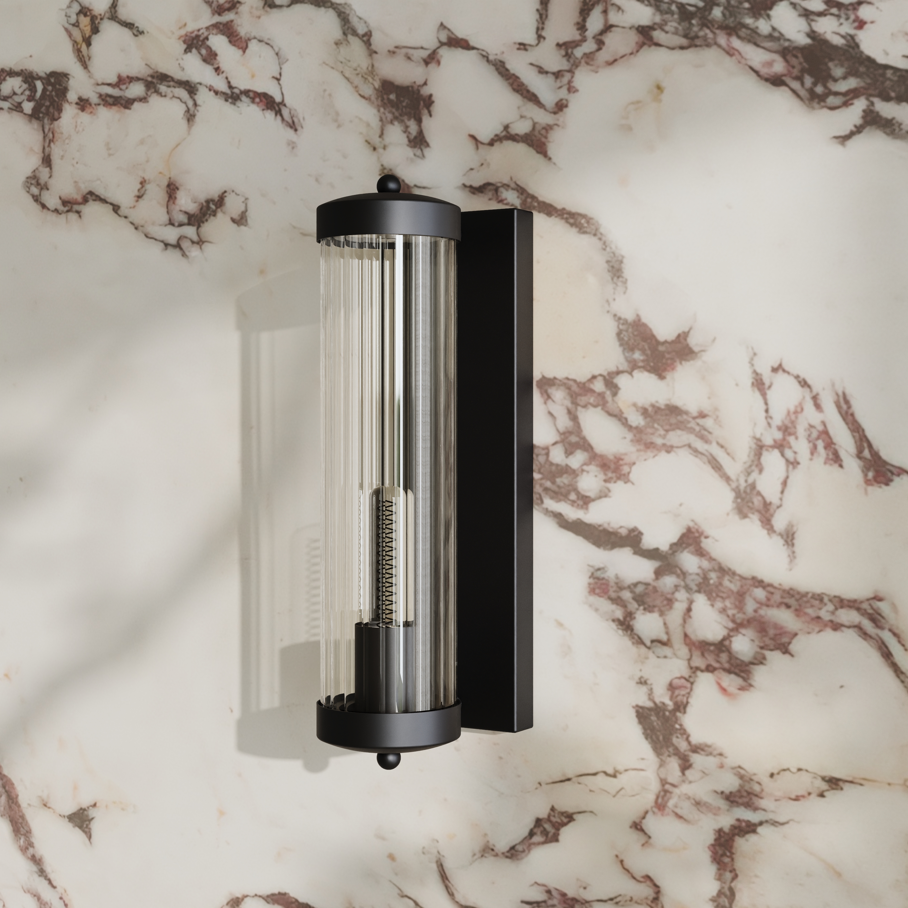 Butler & Rose Fluted Lantern Wall Light