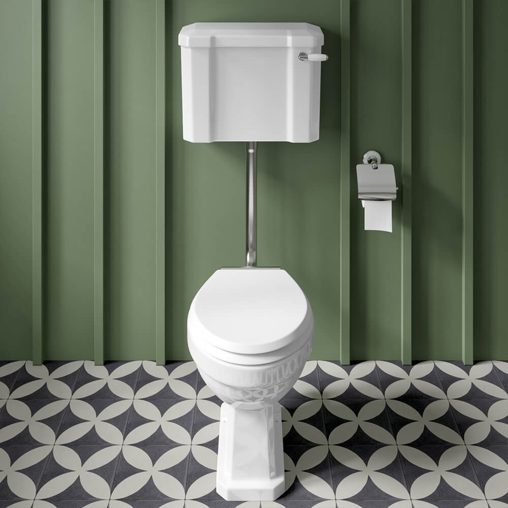 Butler & Rose Catherine Low Level Traditional Toilet - Pan & Cistern