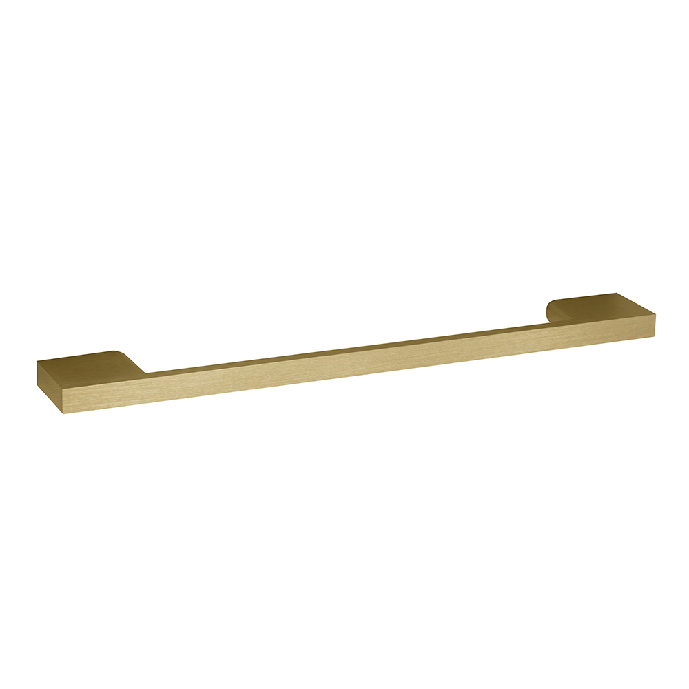 Emily Gloss White Wall Mounted 1 Drawer Vanity Unit and Countertop with Brushed Brass Handle