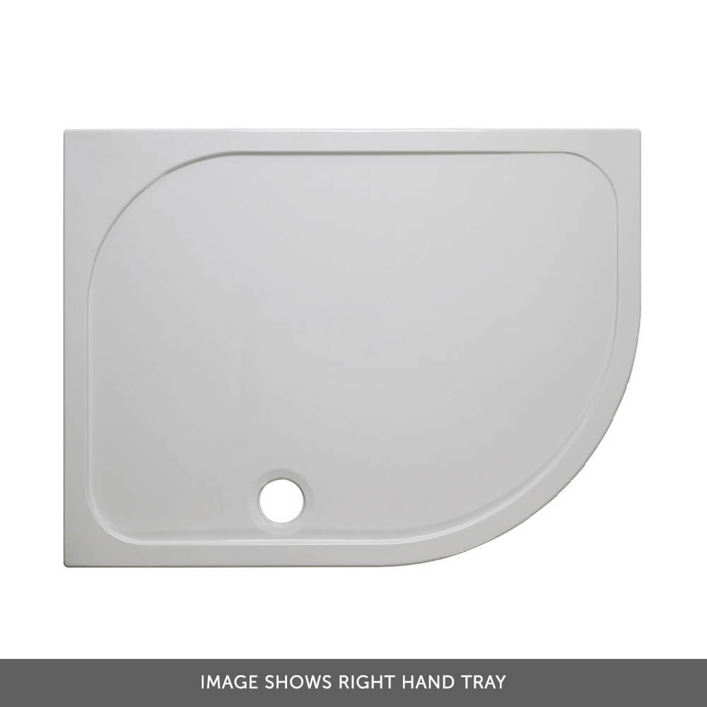 Crosswater 45mm Offset Quadrant Stone Resin Shower Tray