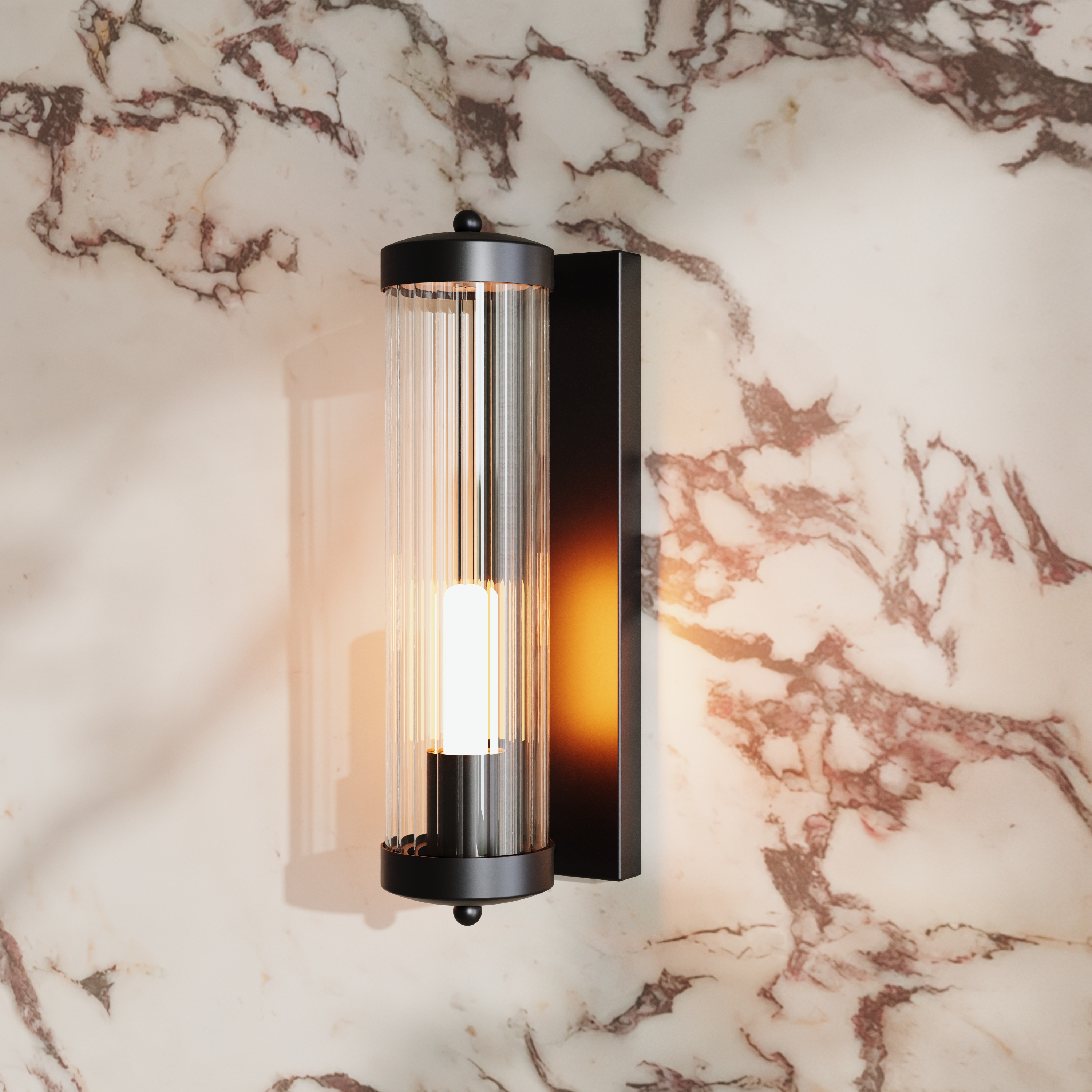Butler & Rose Fluted Lantern Wall Light