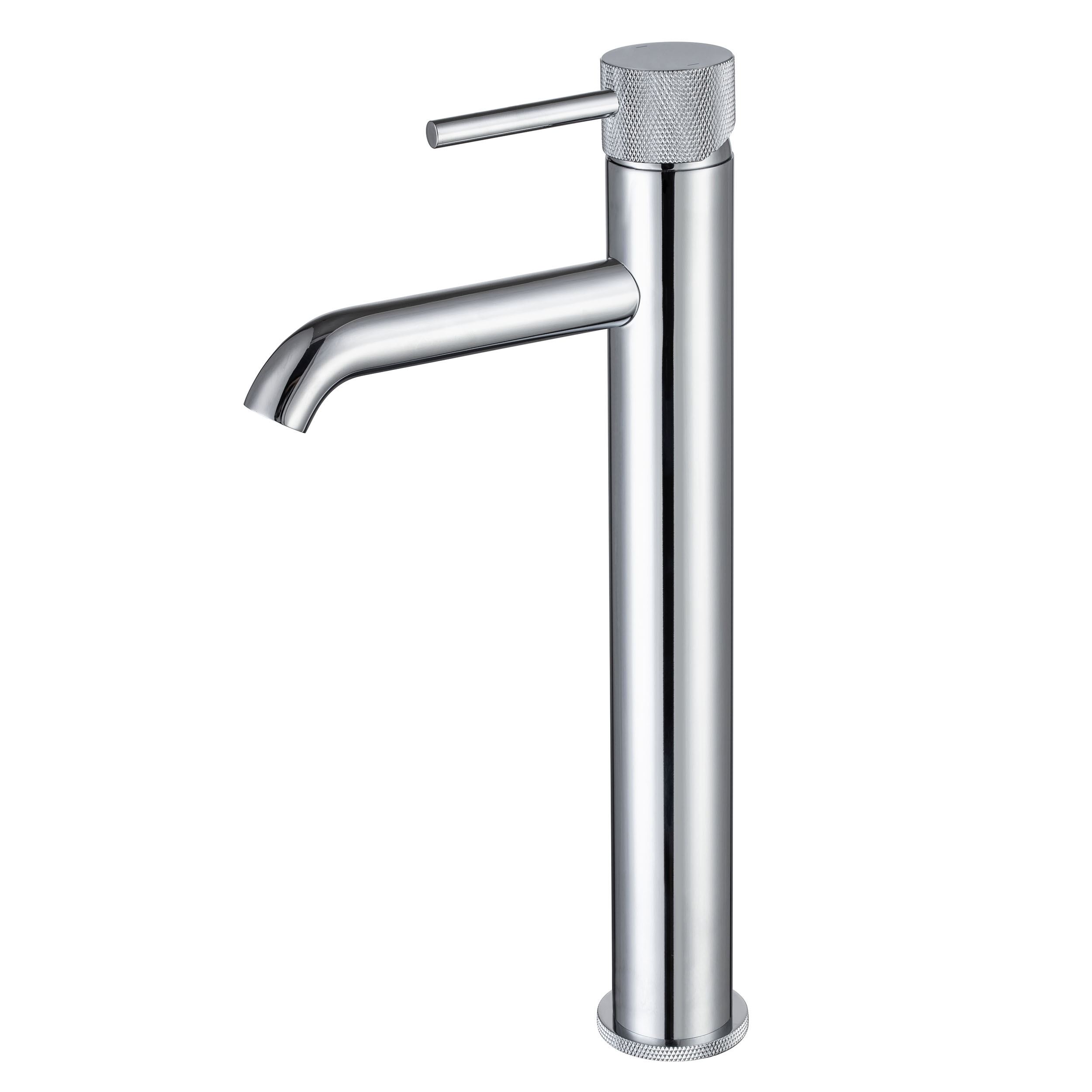 Harbour Clarity Knurled Tall Basin Mixer Tap