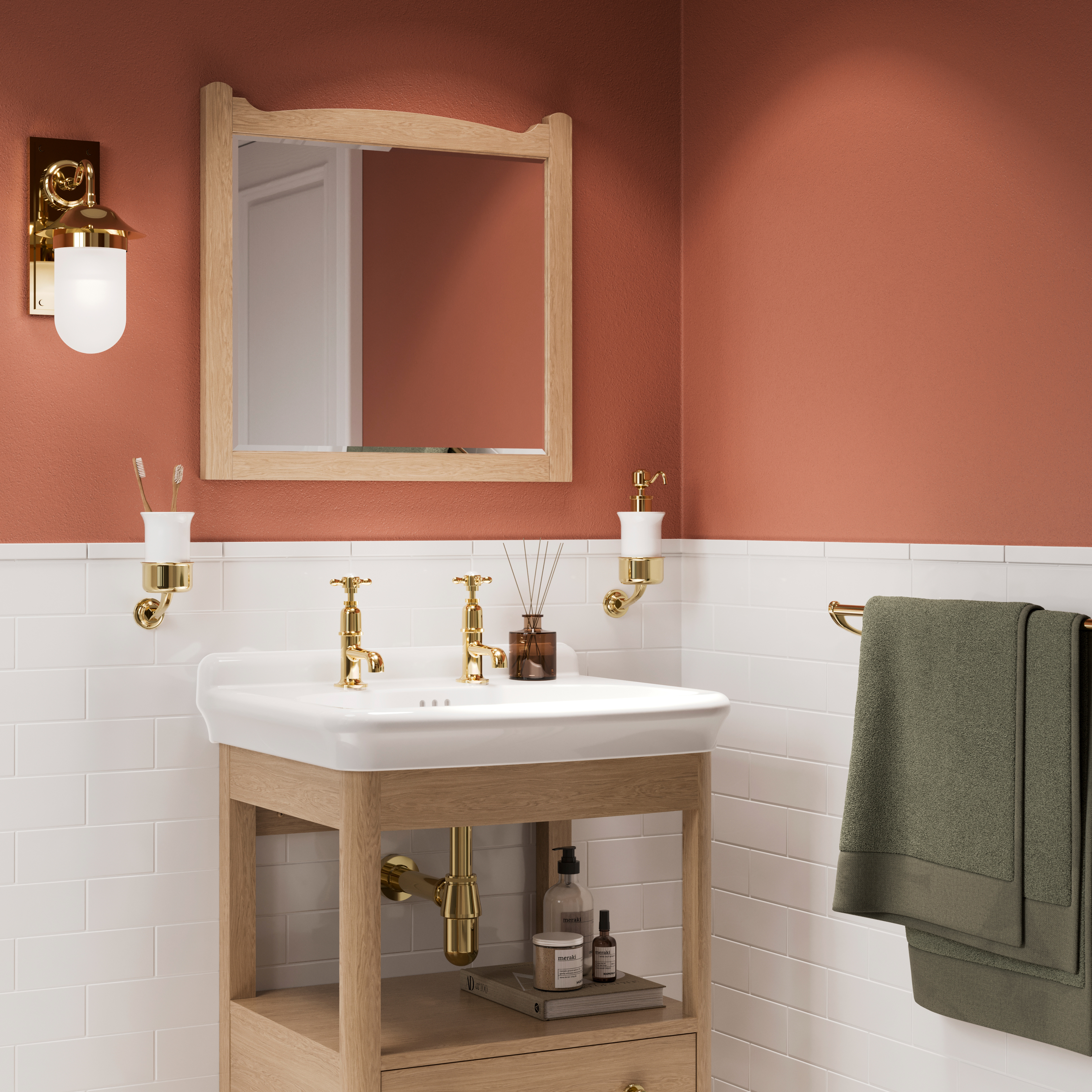 Burlington Guild Framed Mirror - 600 x 570mm