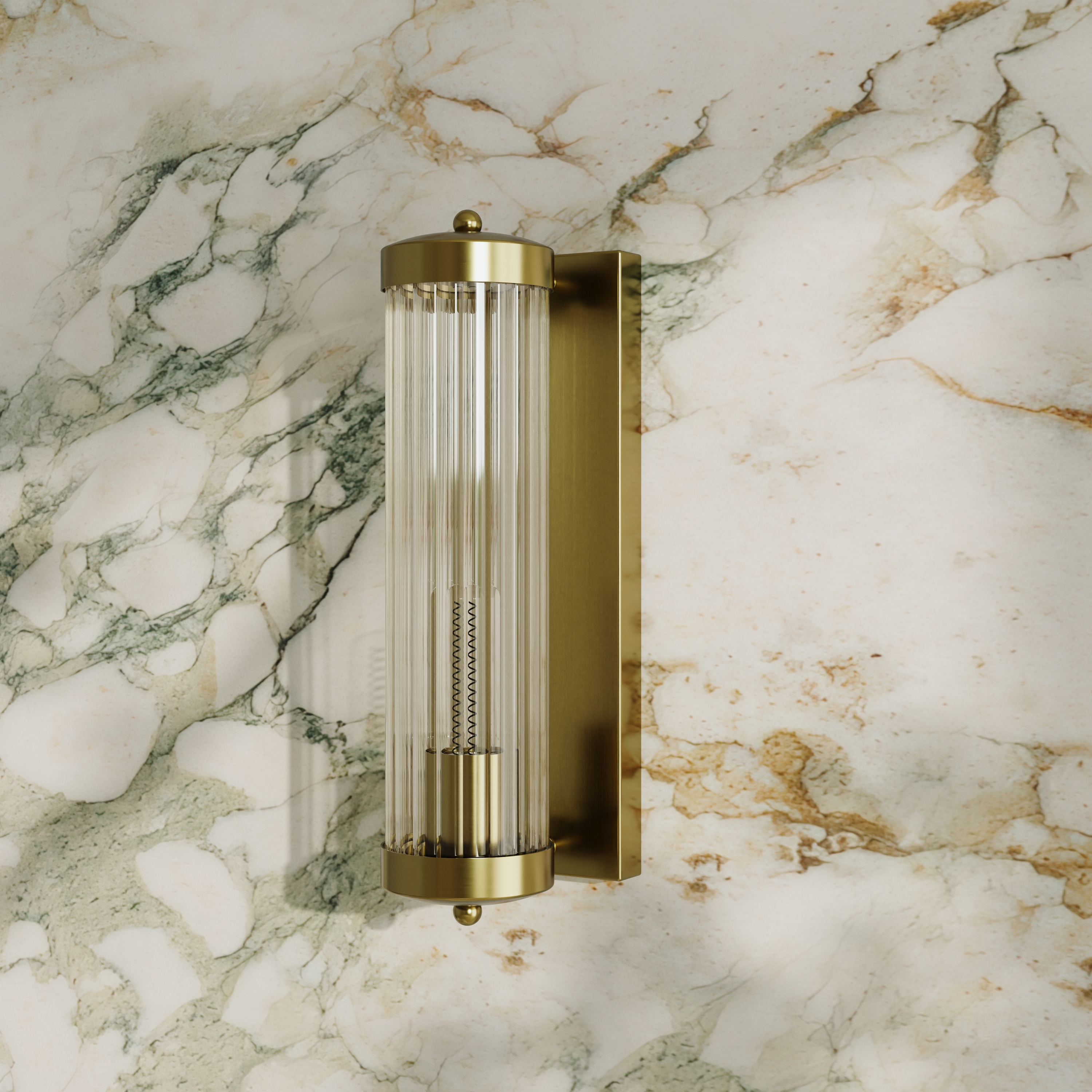 Butler & Rose Fluted Lantern Wall Light