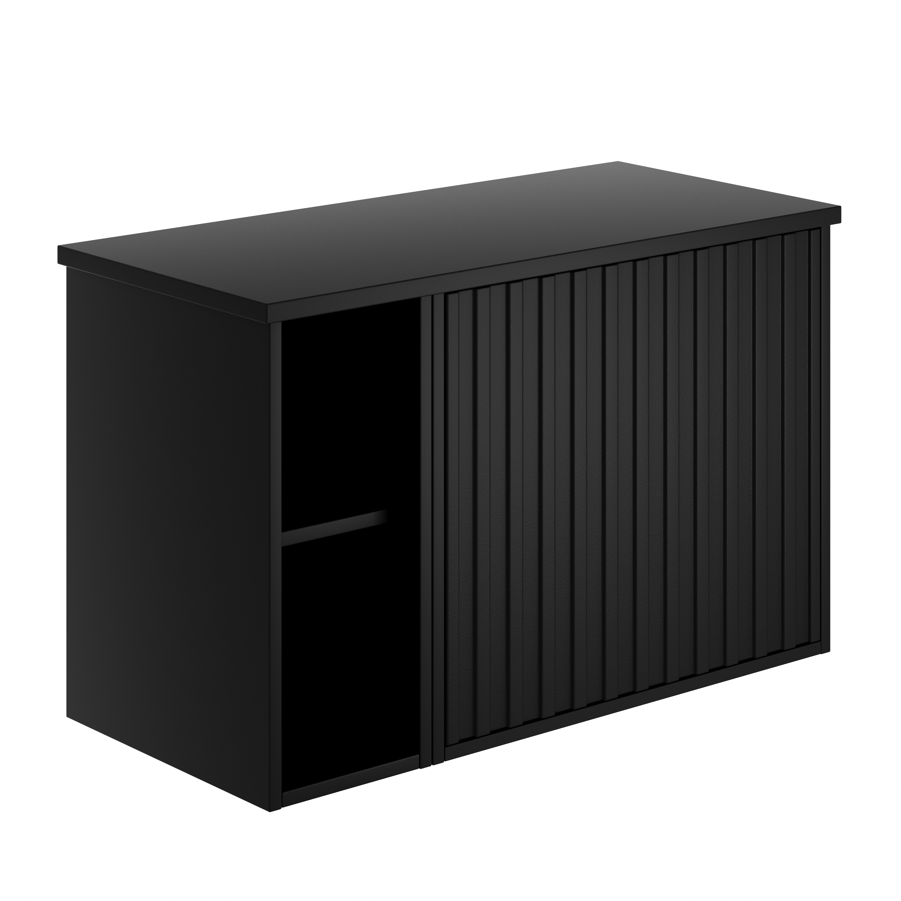 Billy 800mm Wall Hung Vanity Unit with Fluted Drawer Front & Countertop