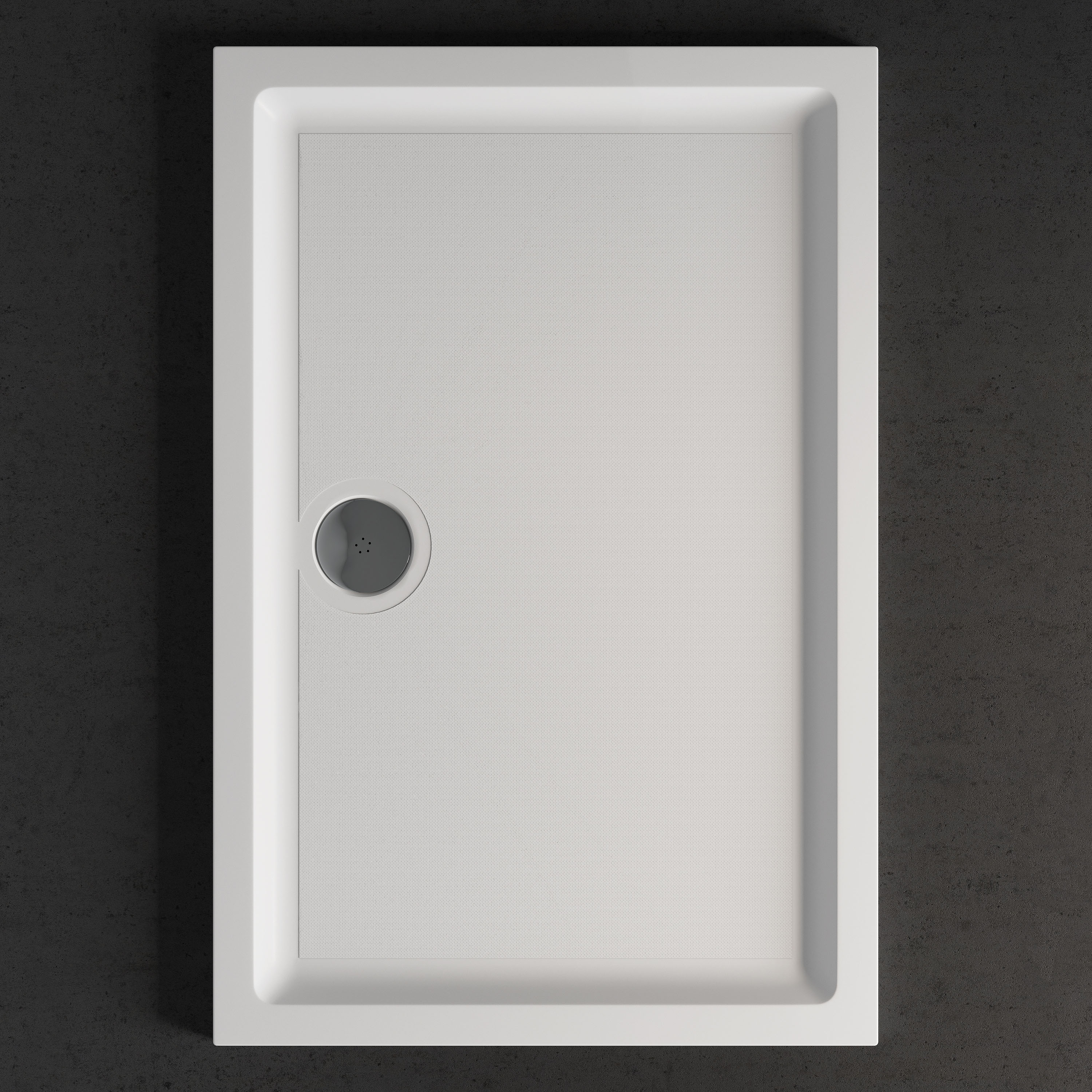 Harbour Anti Slip Gel Coated Stone Resin Rectangular Shower Tray - 13 Sizes