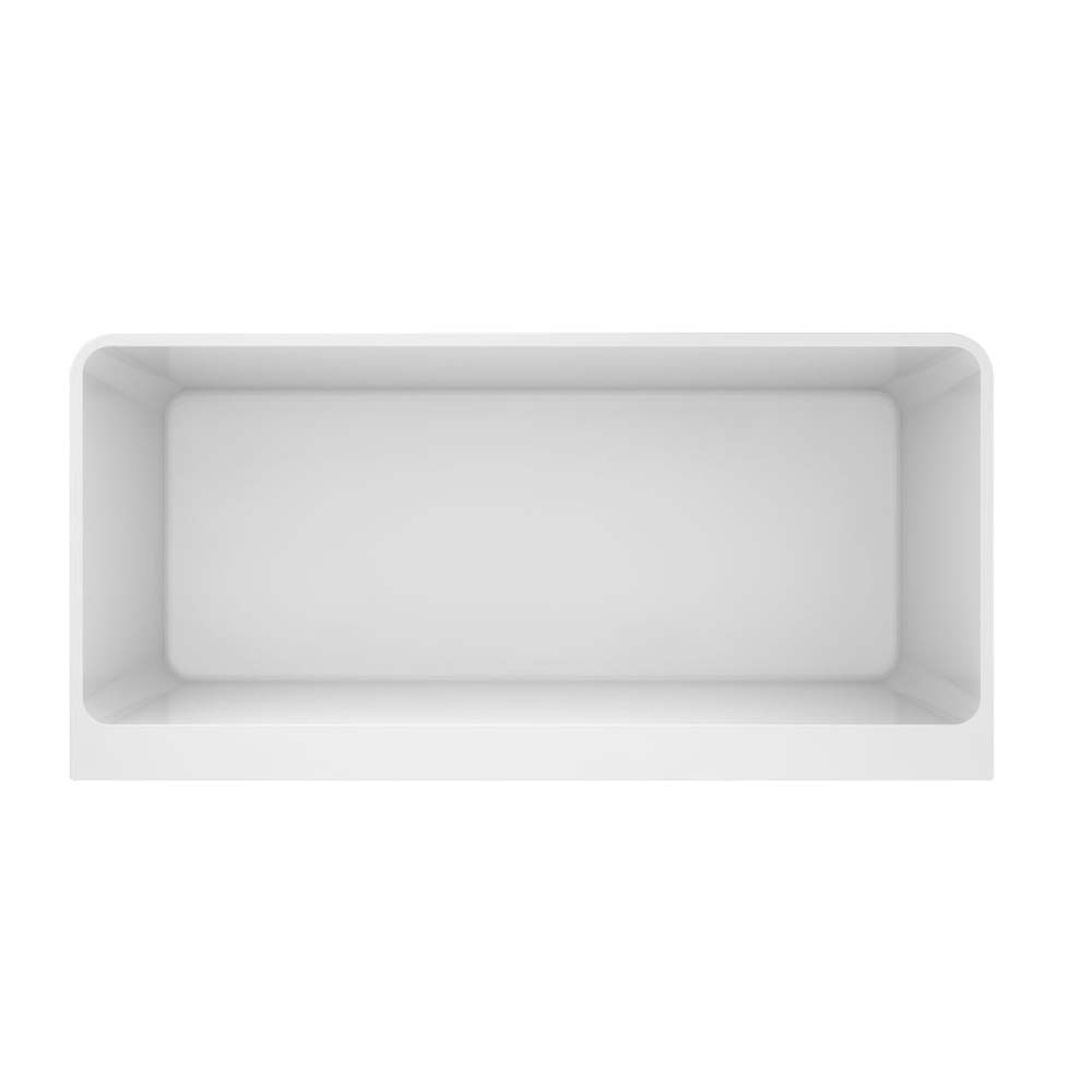 Julia Freestanding Back to Wall Acrylic Bath - 1680 x 800mm