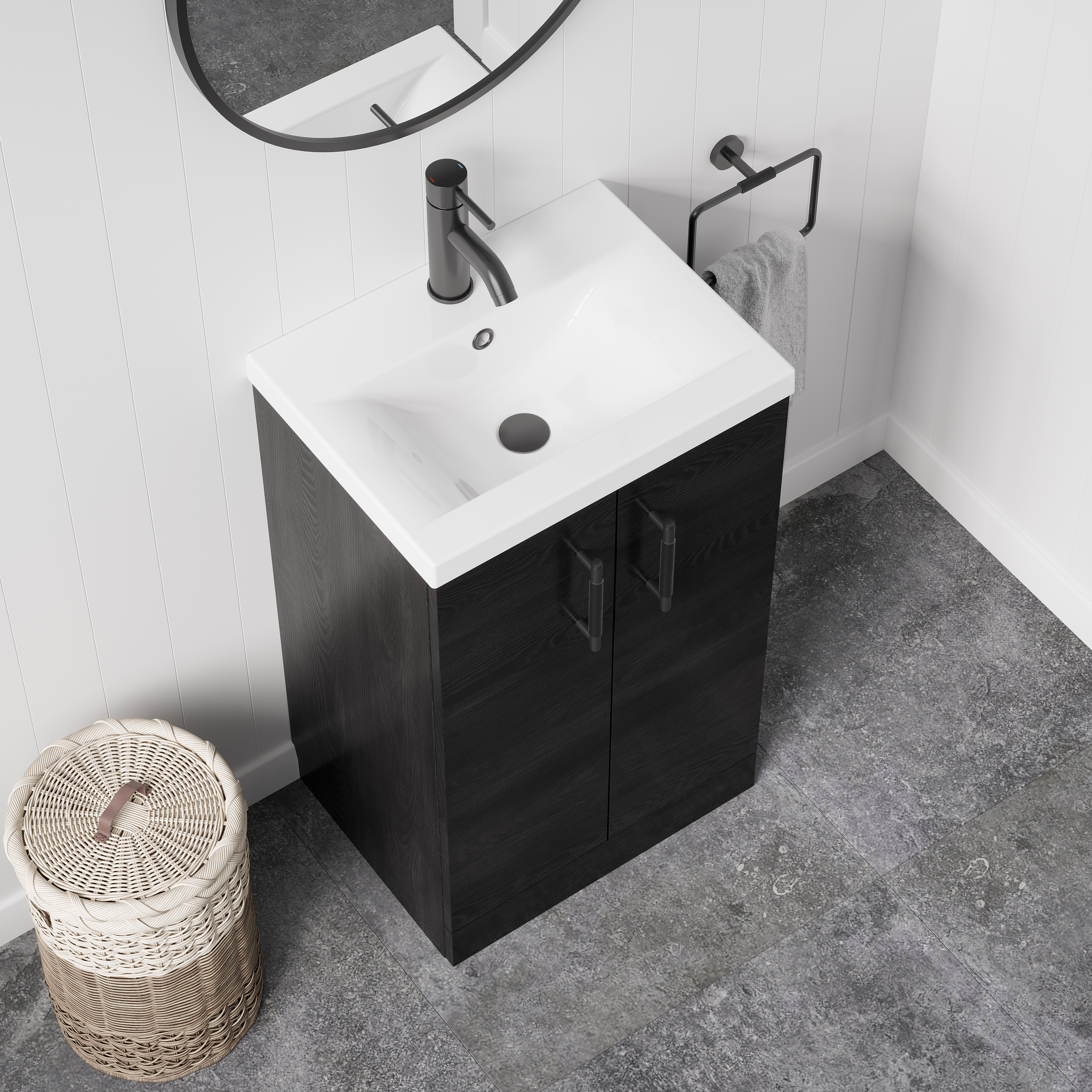Erin 500mm Floorstanding Vanity Unit & Basin