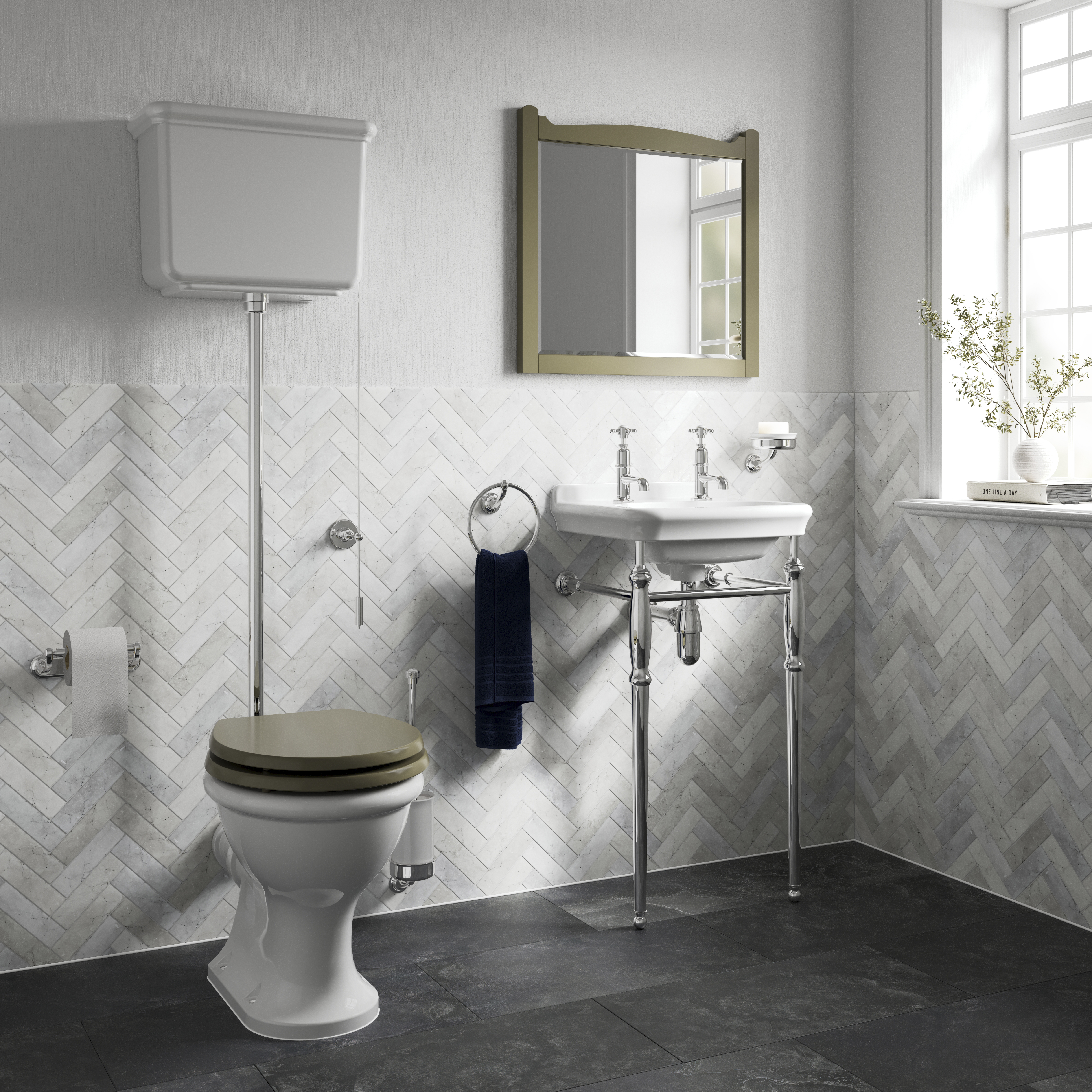 Burlington Guild Framed Mirror - 600 x 570mm