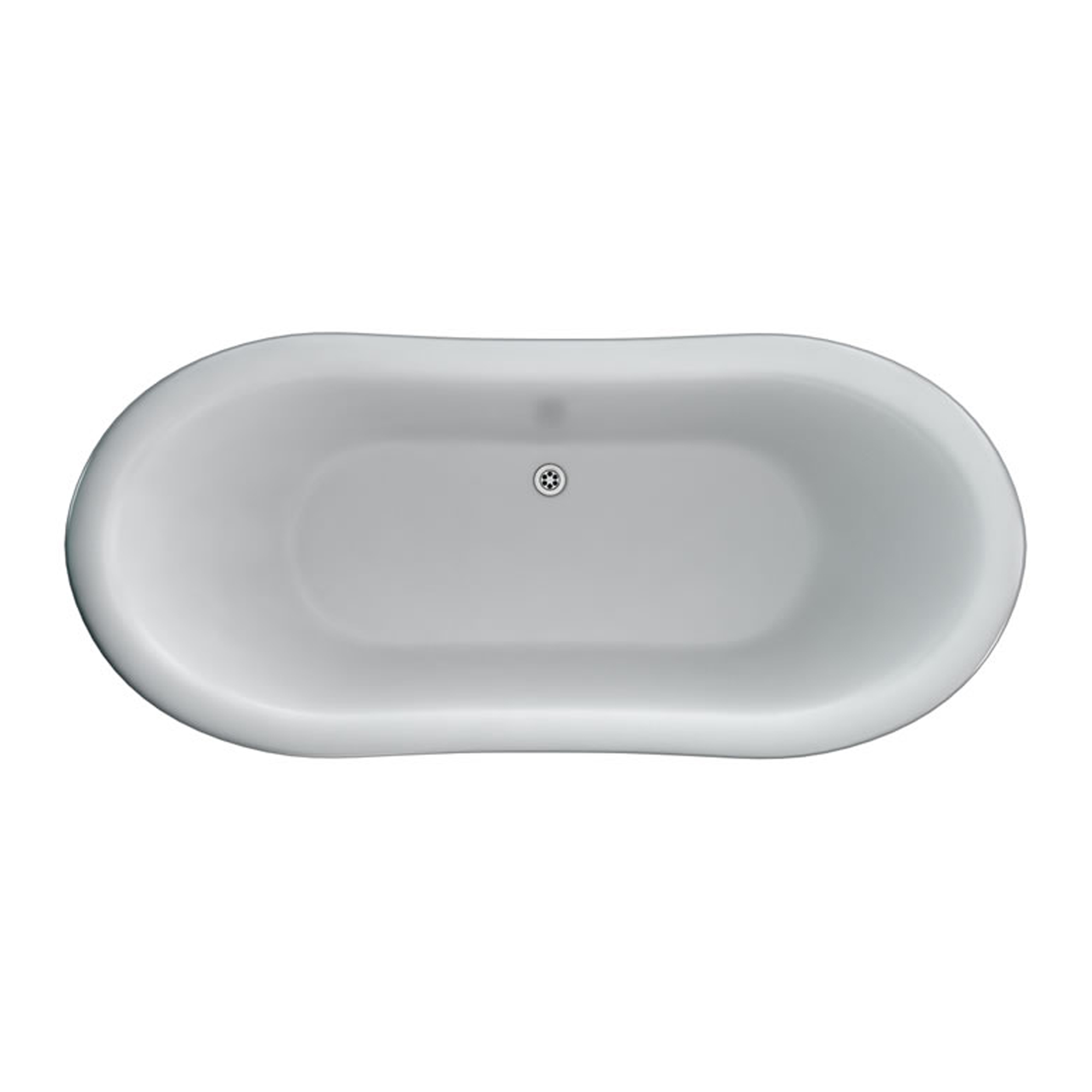 Burlington Bateau Roll Top Bath with Luxury Feet - 1640 x 700mm